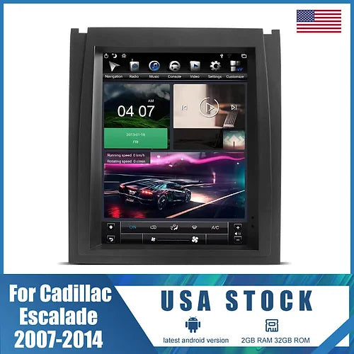AuCAR Tesla Multimedia 10 Inch Navigation For Cadillac Escalade 07-14